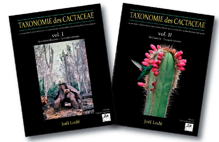 Taxonomie des Cactaceae en deux volumes version française